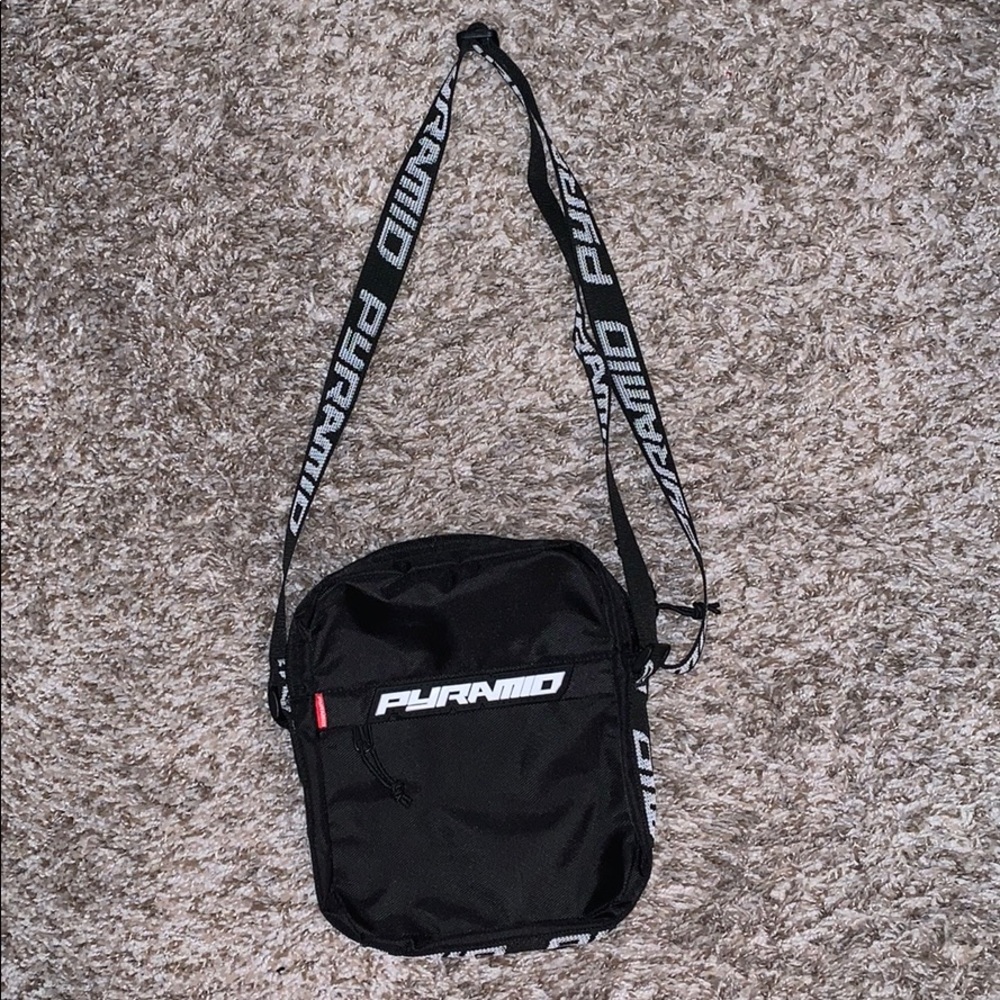 Black Pyramid Shoulder Bag